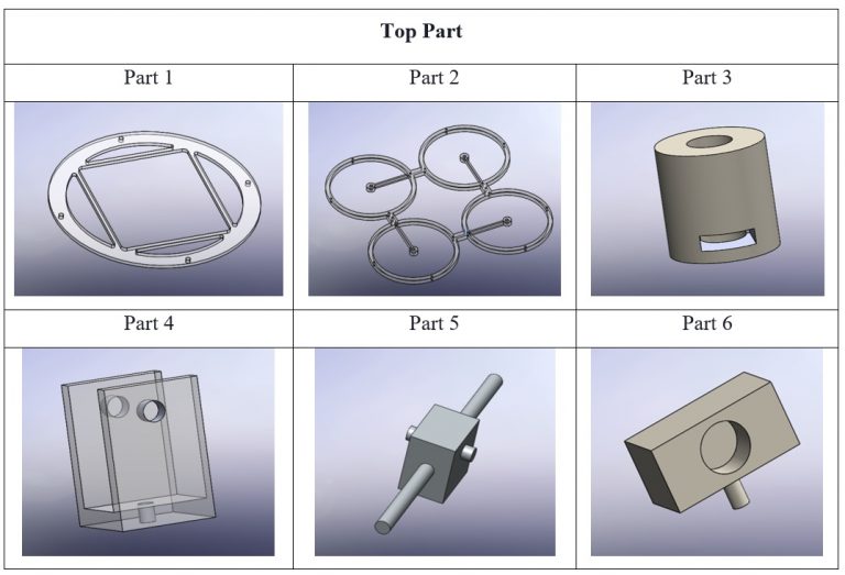 3DOF Hover CAD Design Menara Ilmu Otomasi SV UGM